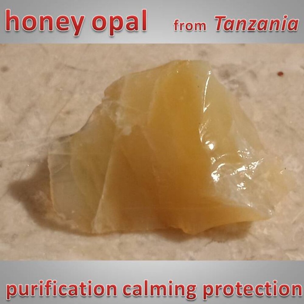#1 Honey Opal from Tanzania protection CALMING purification